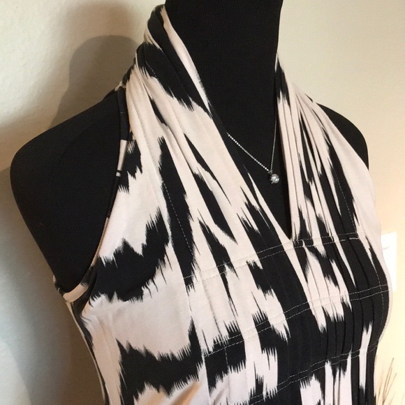 Bel Kazan Mini Halter Dress Medium - Picture 5 of 6